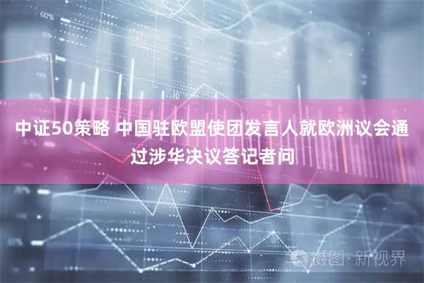 中证50策略 中国驻欧盟使团发言人就欧洲议会通过涉华决议答记者问