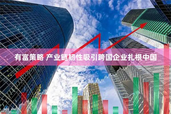 有富策略 产业链韧性吸引跨国企业扎根中国
